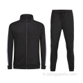 Courir de survêtement personnalisé Breathable Mens Jogging Tracksuit